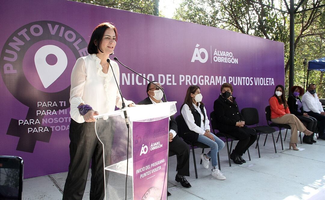 Programa Puntos Violeta para atender la violencia contra las mujeres en la demarcación. Foto: Especial