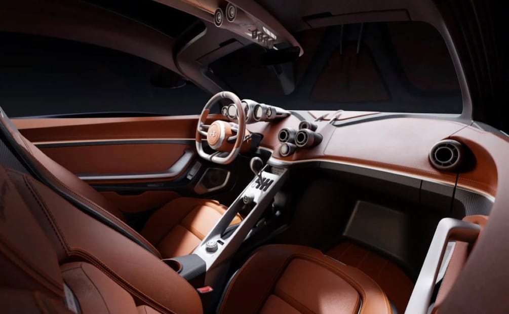 La cabina del Blackbird no tiene pantallas digitales. Foto: Hennessey Special Vehicles