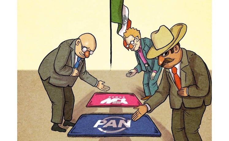 Bienvenido welcome. Cartón de CHELO