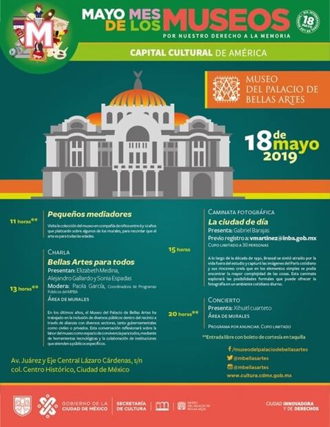 Estas son las actividades para el Día internacional de los Museos