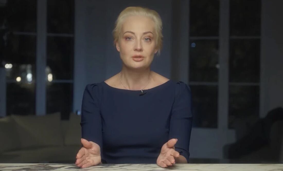 Yulia Navalnaya, viuda del líder opositor rusos Alexei Navalny. Foto: AP