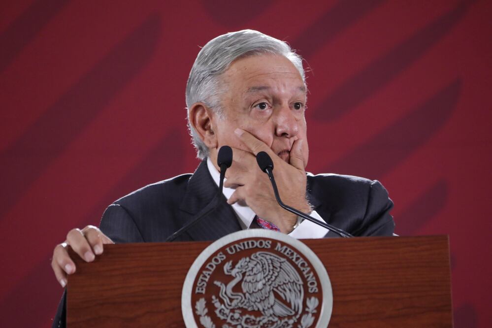 Presidente Andrés Manuel López Obrador, durante conferencia matutina / Archivo. EL UNIVERSAL