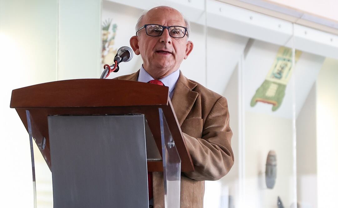 Diego Prieto durante la reapertura de la Etapa II del Templo Mayor e inauguración de la exposición de piezas repatriadas. Foto: Hugo Salvador / El Universal