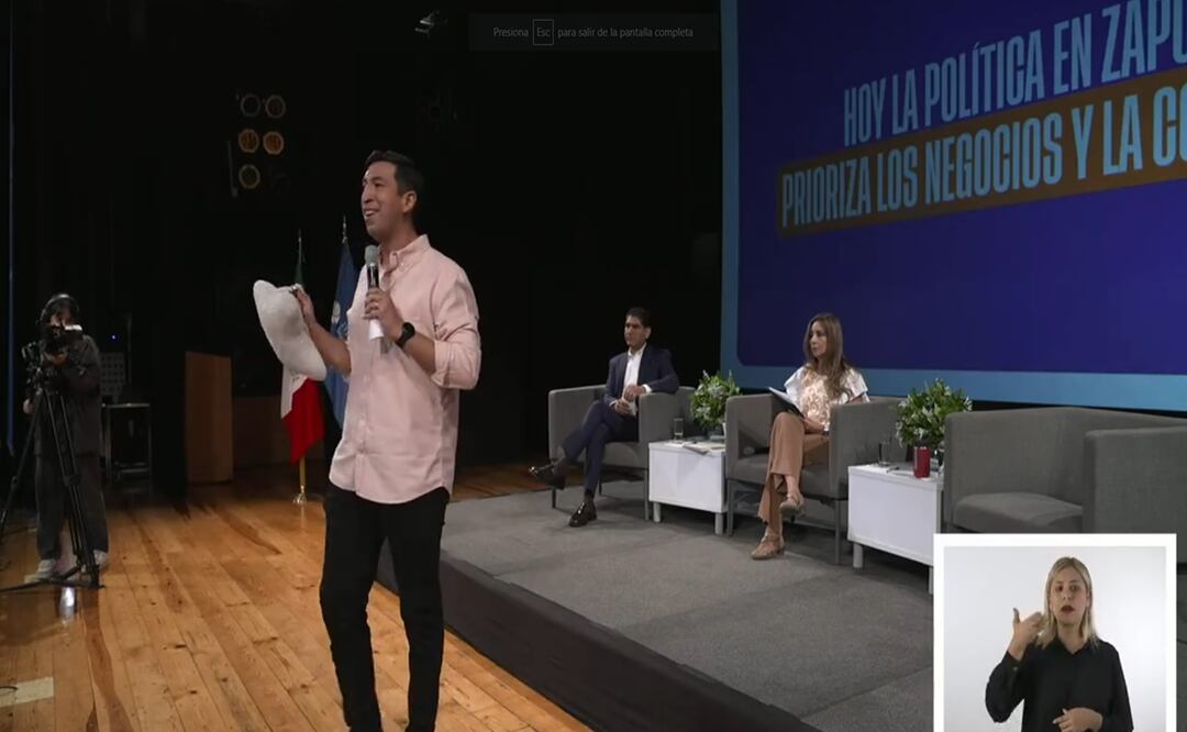 Le avientan un hueso a Pedro Kumamoto. Foto: Cap, de pantalla.