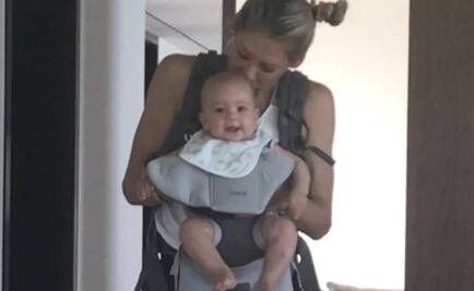 Anna Kournikova y su bebé bailan tema de Enrique Iglesias