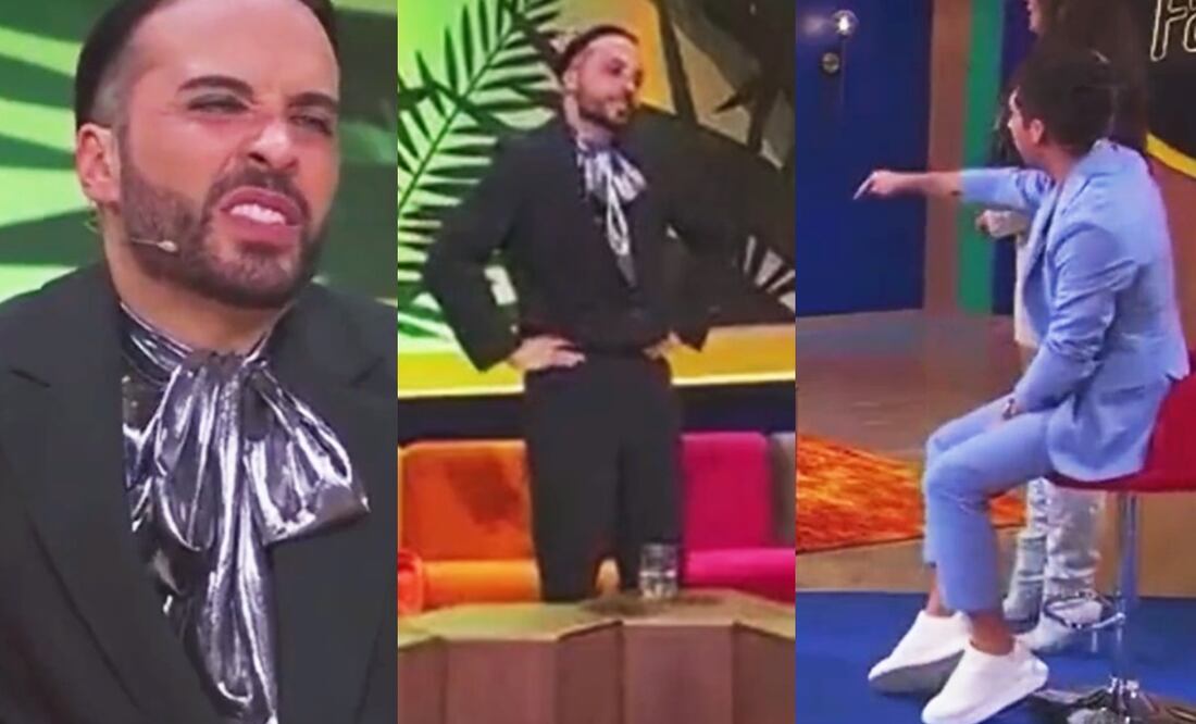 Apio Quijano y Mauricio Garza discutieron en vivo, durante la gala de eliminación de "La casa de los famosos México".
Fotos: Twitter