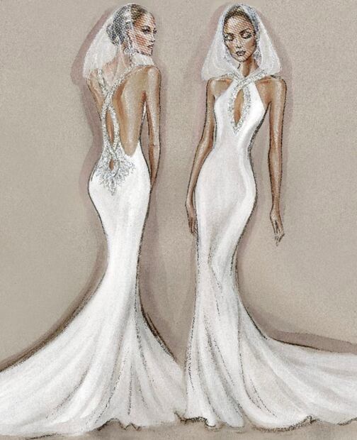 Jennifer Lopez se casó con 3 impresionantes vestidos de Ralph Lauren