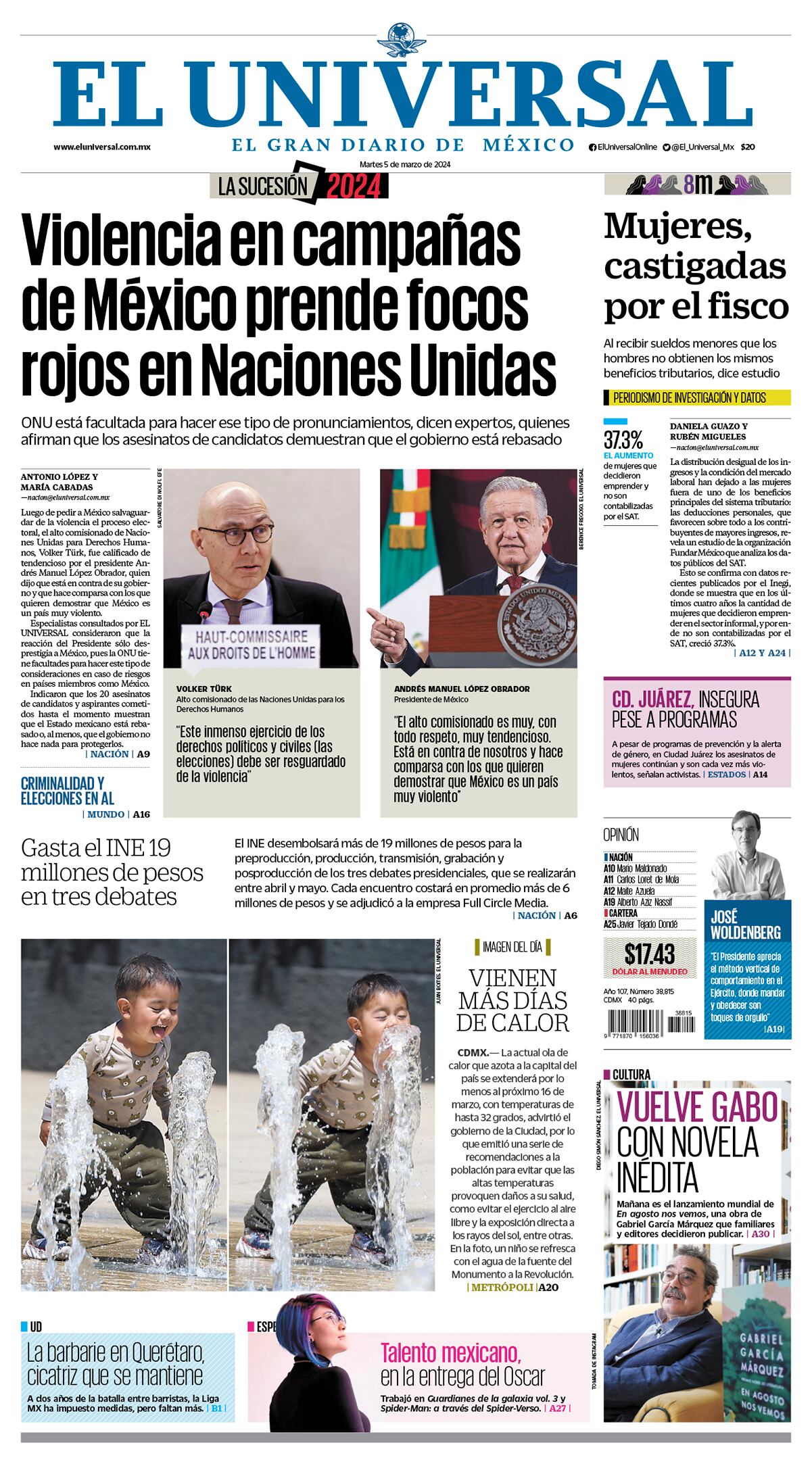Portada impresa