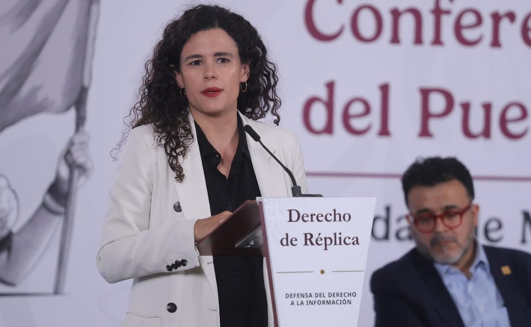 Conferencia "Derecho de réplica", encabezada por la consejera jurídica de la presidencia, Luisa María Alcalde. Foto: Gabriel Pano / EL UNIVERSAL