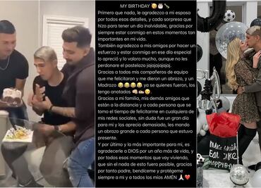 Alan Pulido mostró como celebró su cumpleaños