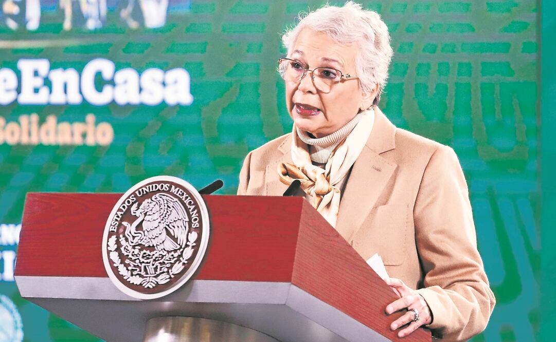 Olga Sánchez Cordero, presidenta del Senado, afirmó que la relación México-China incentivará el desarrollo económico. Foto: ARCHIVO EL UNIVERSAL