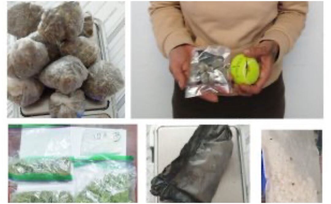 Detienen a dos mujeres que intentaban introducir droga al penal de Pachuca, esto derivado de las labores de prevención y vigilancia que se realizan al interior de los Centros de Reinserción Social. Foto: Especial