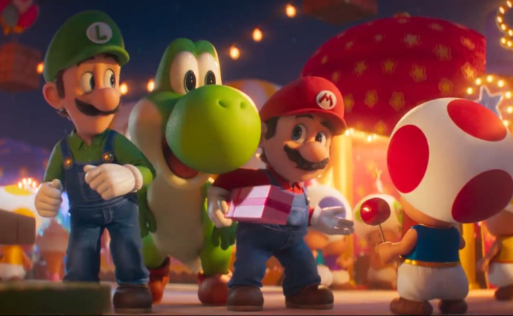 Yoshi en Super Mario Galaxy. Foto: The Super Mario Galaxy Movie