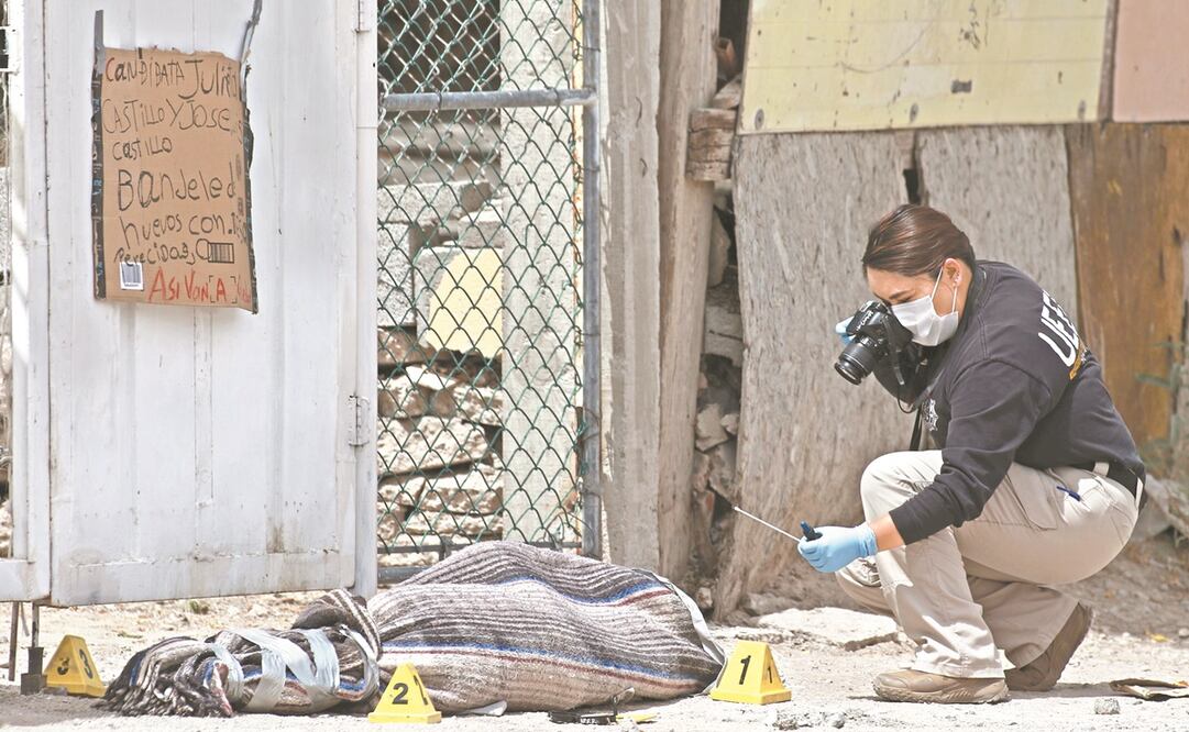 Julieta Castillo declaró que no dejará su candidatura y buscará protección oficial. Fotos: Christian Torres. EL UNIVERSAL