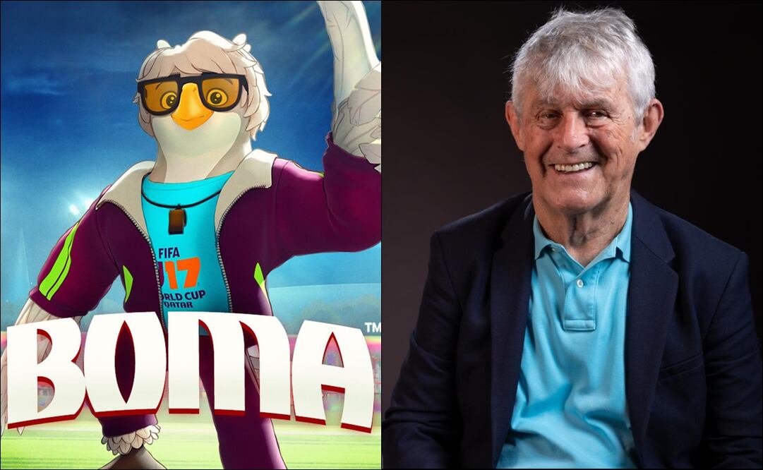 Bora Milutinovic, exentrenador de México, recibe homenaje con mascota del Mundial Sub-17. FOTOS: @RoadtoQatar_en / @QNAEnglish