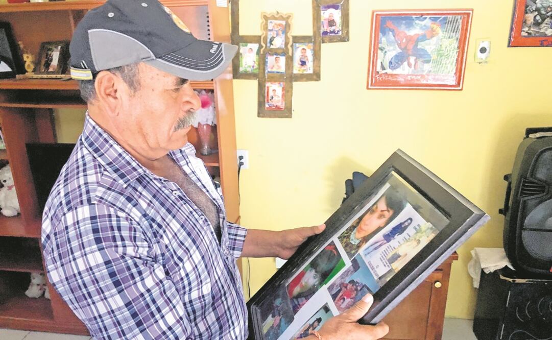 Kassandra Ballín Limones desapareció el 2 de febrero de 2018 en el municipio de Lerdo. Enrique, su padre, no ha parado de buscarla desde ese día. FOTOS: FRANCISCO RODRÍGUEZ. EL UNIVERSAL