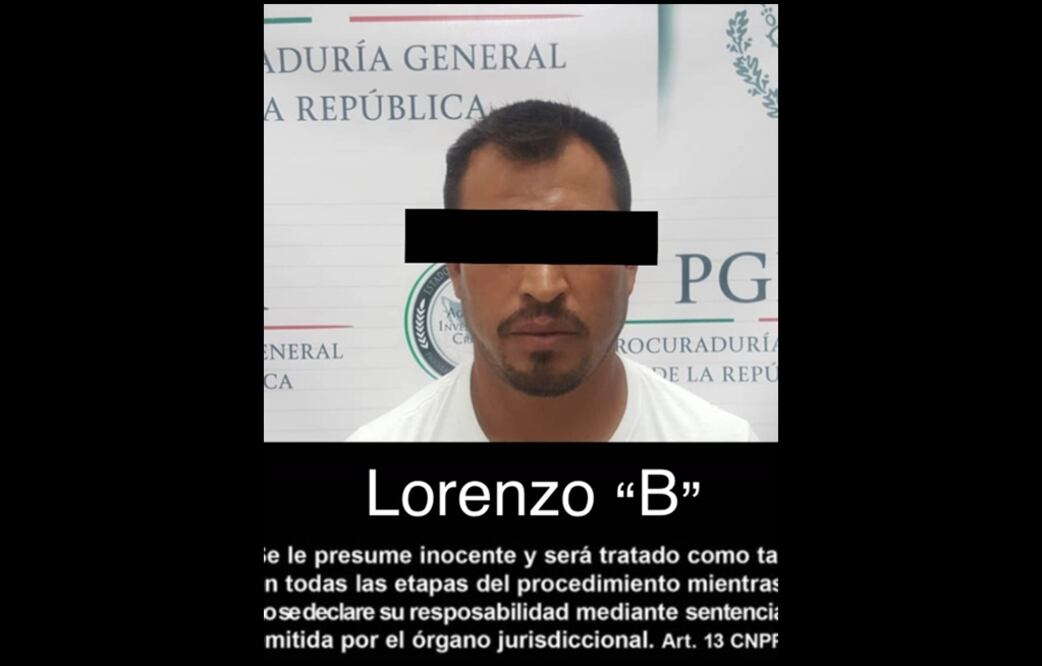 La dependencia detalló que el sujeto, identificado como Lorenzo “B” es requerido por la Corte del Distrito Judicial 168 del Condado de El Paso, Texas, Estados Unidos de América. Foto: Especial