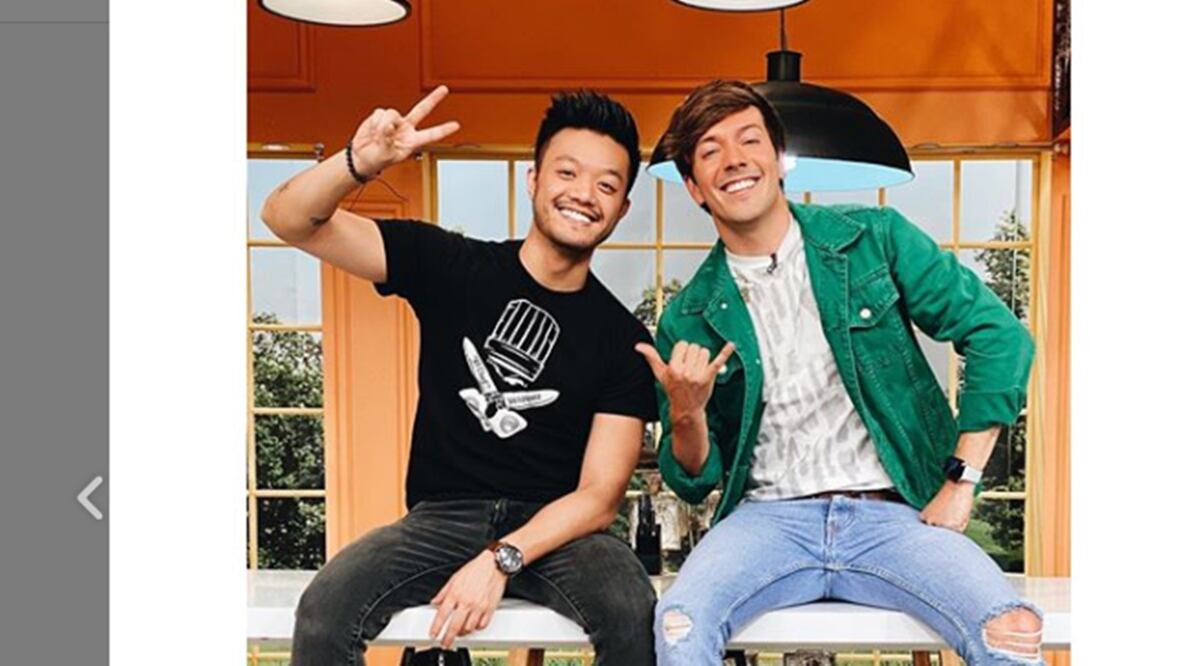 Roger González e Ismael Zhu. Foto: Captura Instagram