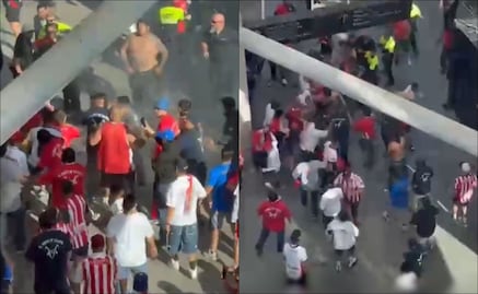 Clásico Tapatío: Aficionados de Chivas y Atlas protagonizan batalla campal en Estados Unidos