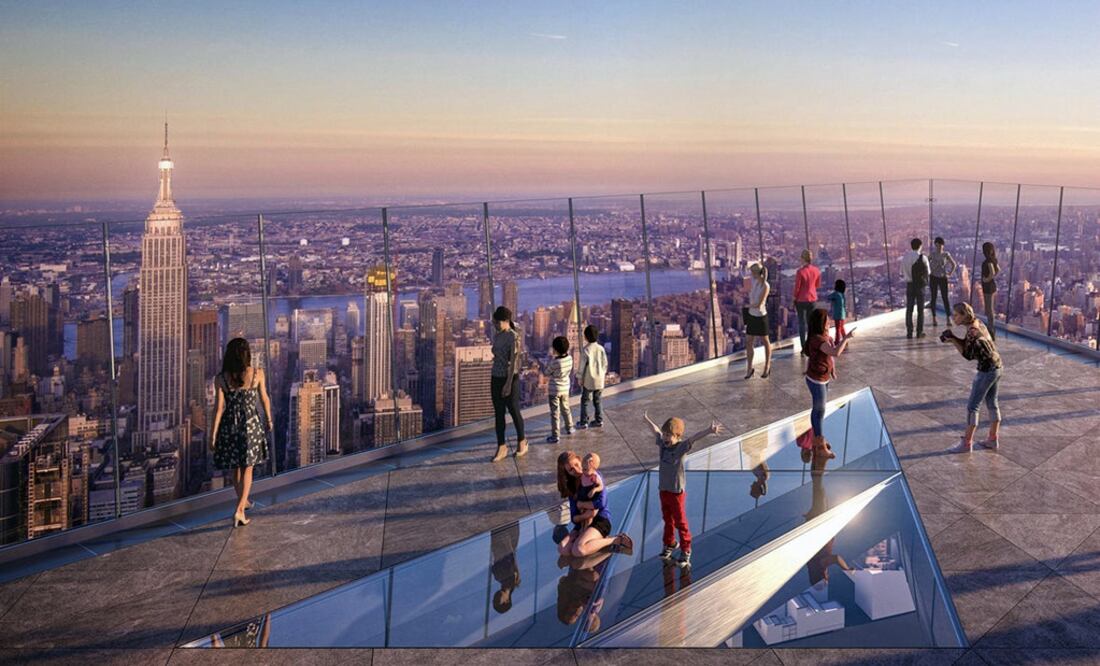 El mirador Edge estará a 100 pisos de altura / Foto: Hudson Yards