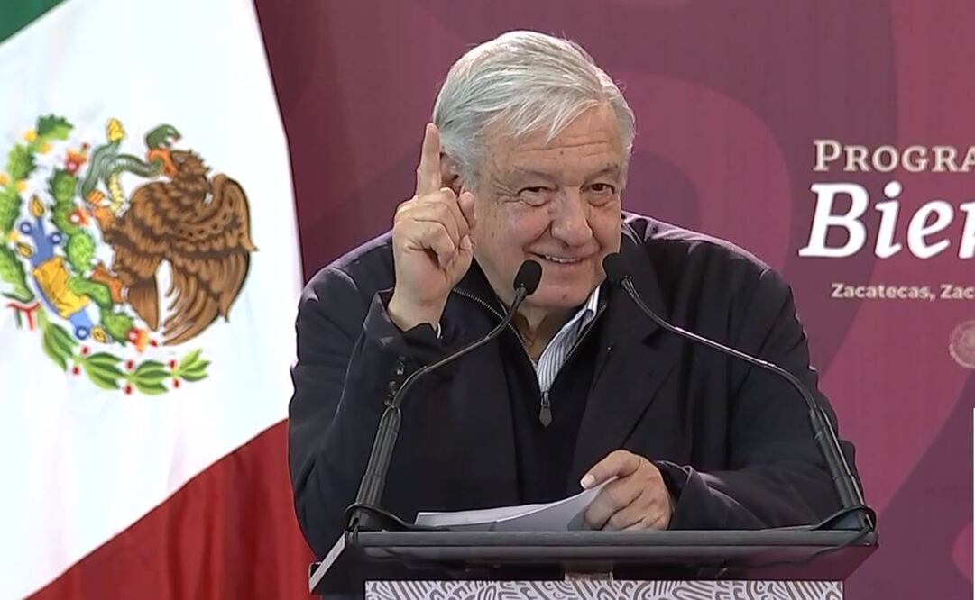 López Obrador dijo que se va muy contento por todo lo que se ha avanzado en el país. Foto: captura de pantalla