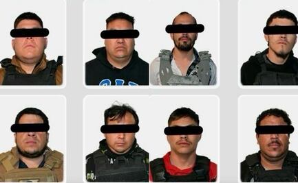 Detienen a 8 presuntos delincuentes tras doble ejecución en Tula, Hidalgo; les aseguran droga y armas de alto poder