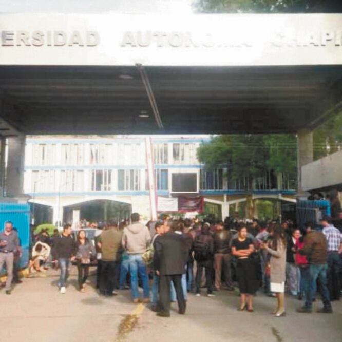 50 días de paro. El Sindicato de Trabajadores de la Universidad Autónoma Chapingo estalló la huelga el 25 de febrero. ARCHIVO EL UNIVERSAL