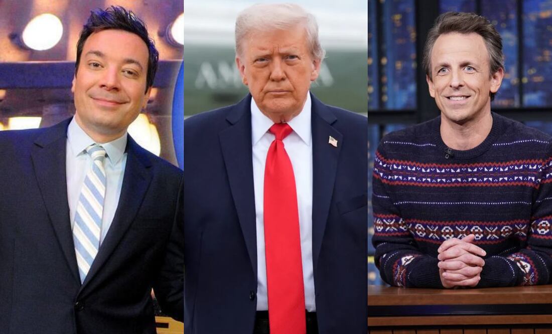Trump quiere que la cadena NBC cancele los programas de Seth Meyers y Jimmy Fallon. (17/09/25) Fotos: Archivo