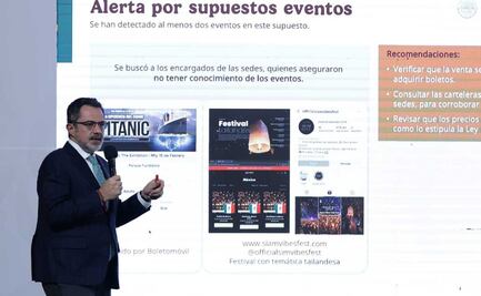 Profeco alerta por eventos falsos en redes sociales; venta de boletos es en dólares, destaca