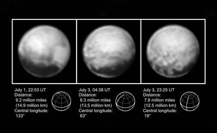 Captan imágenes históricas de Plutón