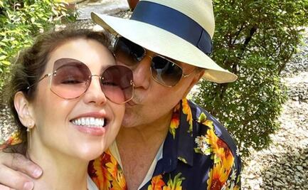 La foto de hace 22 años en la que Thalía destapó su mini cintura el día de su boda 