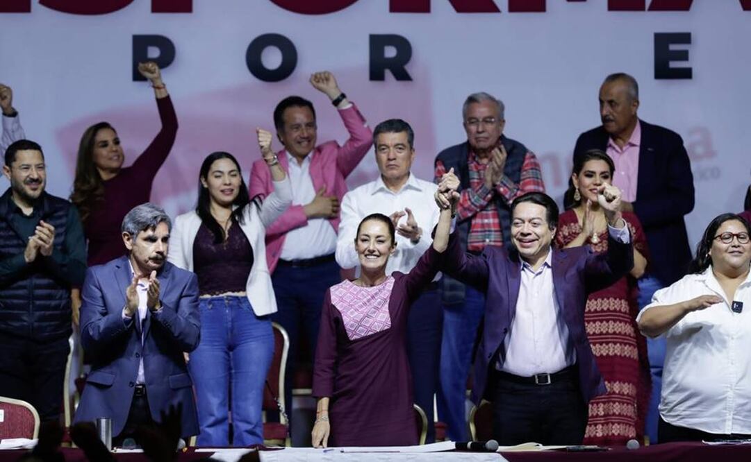 Claudia Sheinbaum Pardo sigue sumando simpatías a lo largo y ancho del país, tal es el caso de diputados, liderazgos, así como la dirigencia estatal de Morena en Michoacán. Foto: archivo/EL UNIVERSAL