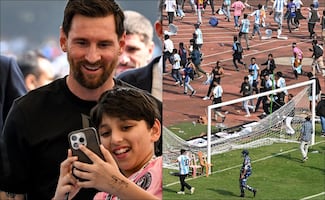 Lionel Messi desata el caos en su visita a India: aficionados invaden el campo de juego y la policía detuvo al organizador