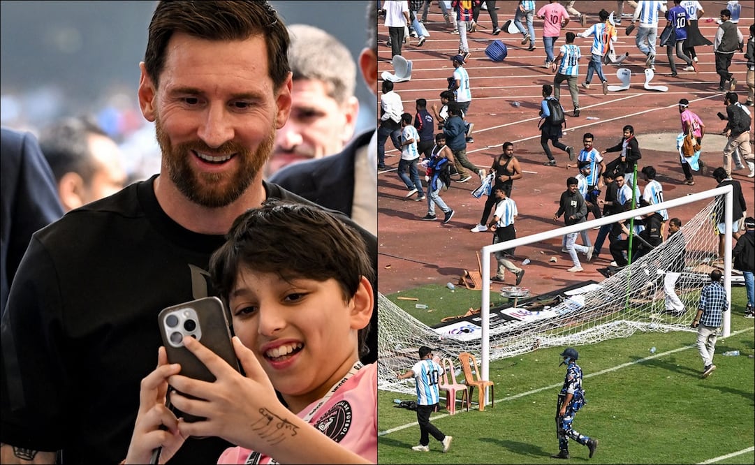 Lionel Messi provocó un caos en su visita a India / Fotos: AFP