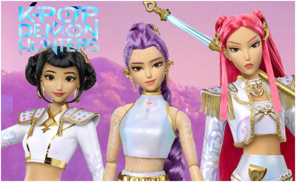 Mattel lanzará una colección exclusiva de tres muñecas inspiradas en las integrantes de HUNTR/X. Foto: Instagram @MattelCreations