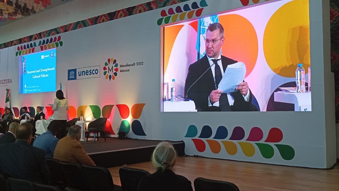 El viceministroSergey Obryvalin cultural de Rusia. Foto: Especial 