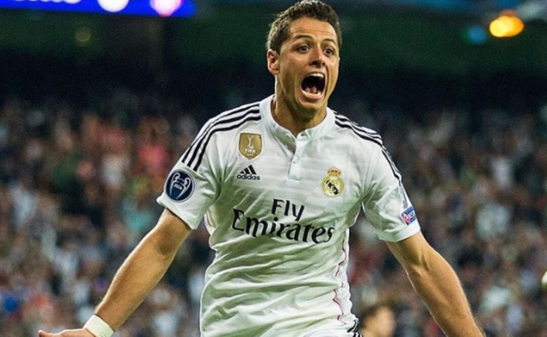 Javier Hernández con la camiseta merengue / Foto: Instagram Real Madrid