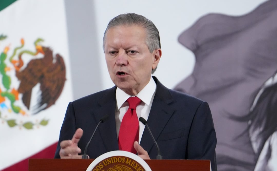 Arturo Zaldivar en la conferencia matutina de la presidenta Claudia Sheinbaum Pardo el 19 de septiembre de 2025. Foto: Presidencia