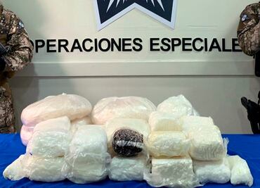 En operativo aseguran más de 50 kilos de metanfetamina en Matamoros