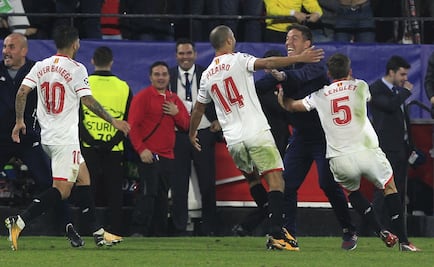 Pizarro sentencia igualada del Sevilla al Liverpool