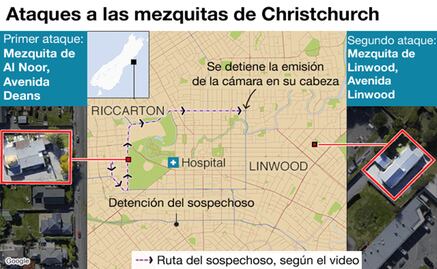 Así fueron paso a paso los ataques contra dos mezquitas en Nueva Zelanda