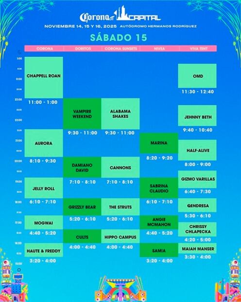 El sábado contará con el debut en México, como solista, de Damiano David. Foto: Redes sociales.