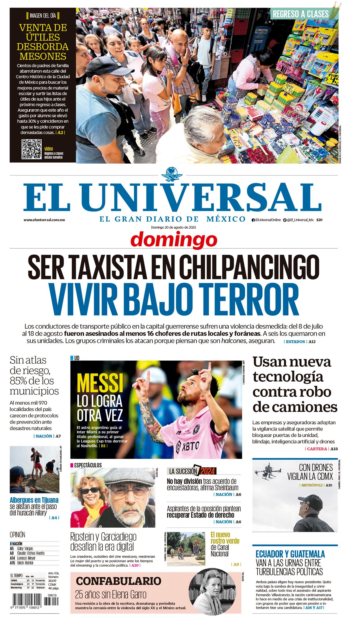 Portada impresa