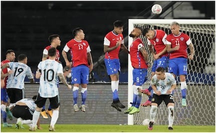Argentina empata 1-1 con Chile, pese a golazo de Messi 