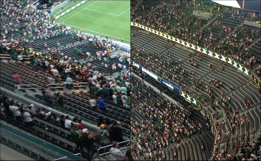 Allegiant Stadium lucía semivacío - Foto: Daniel Blumrosen / EL UNIVERSAL