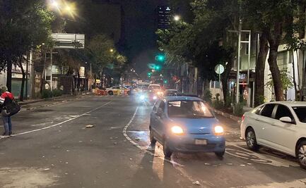 Integrantes de la CNTE retiran parte de su campamento frente a Segob