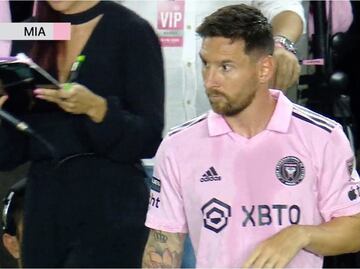 Lionel Messi hace su debut con el Inter Miami frente a Cruz Azul