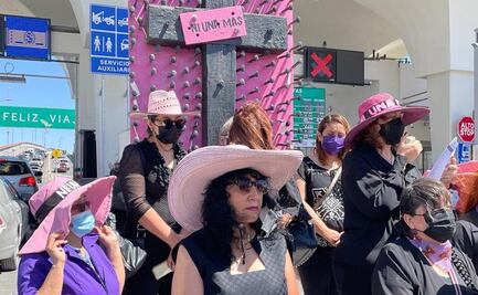 Se manifiestan en Ciudad Juárez en contra de la violencia hacia la mujer y niñez 