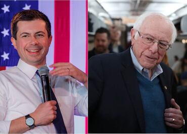Buttigieg y Sanders en cabeza, según resultados parciales de los caucus de Iowa