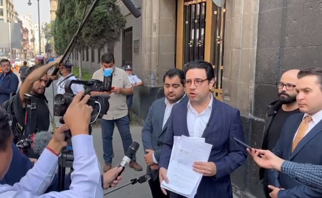 Senador Noé Castañón presenta impugnaciones contra reformas en viernes negro. Foto: Captura de pantalla